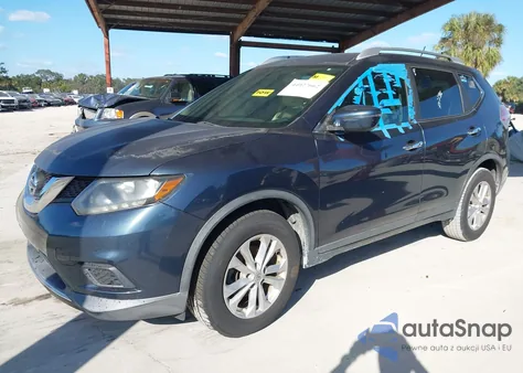 2016 Nissan Rogue Sv из США, поврежденный, VIN KNMAT2MT6GP673176